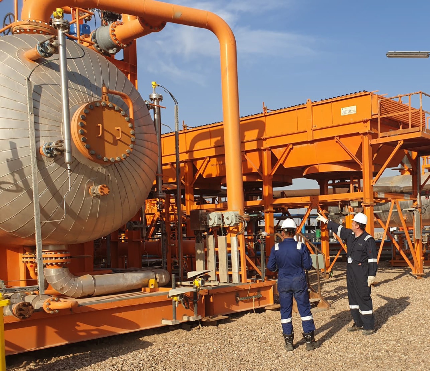 Oil-water separation vessel — produced water treatment by VVISION
